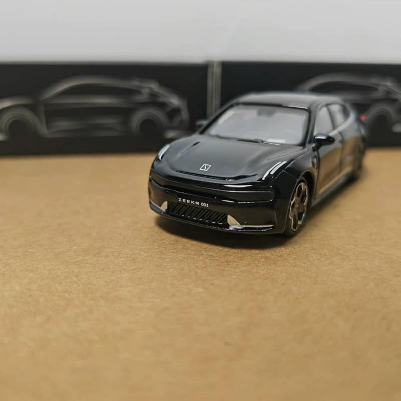 Official 1:64 ZEEKR 001 FR Diecast Model Car – Geely Electric Performance Sedan Alloy Collectible