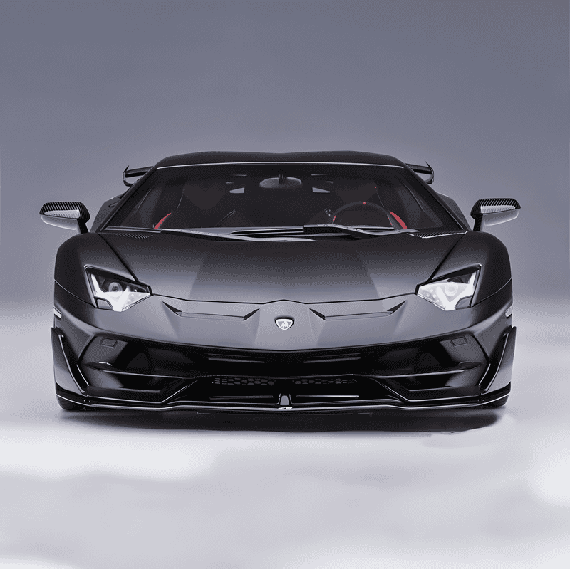 AutoArt Lamborghini Aventador SVJ 1:18 Scale Diecast Model – Diecast Supercar Collection（Black）