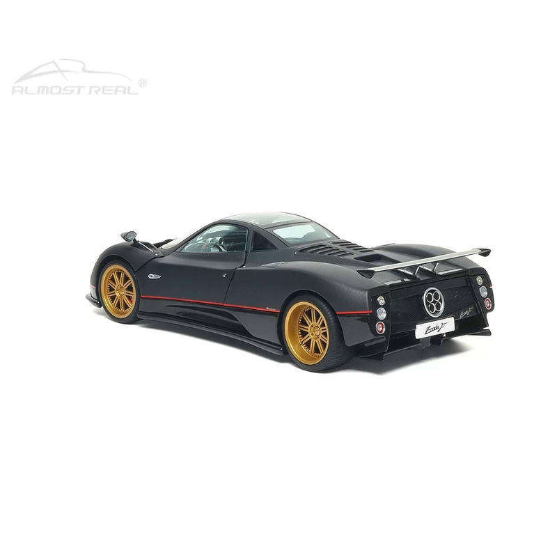 Almost Real 1:18 Pagani Zonda F 2005 — Matt Carbon Black