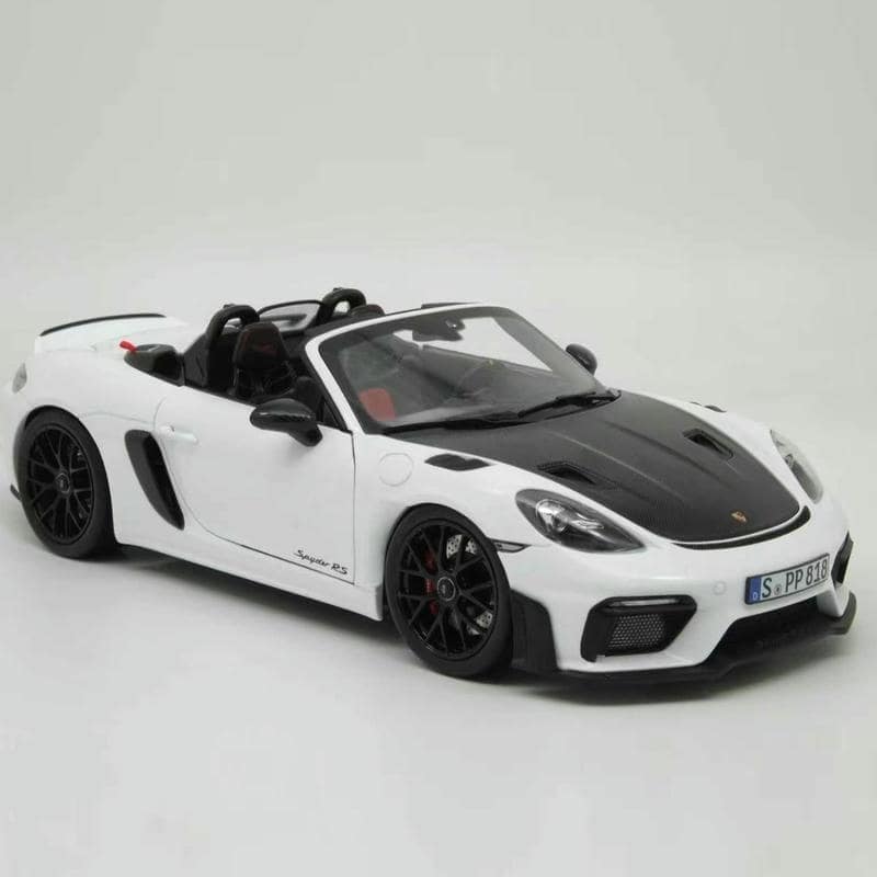 Norev 1:18 Porsche 718 Spyder RS Weissach PackAlloy Diecast Model Car