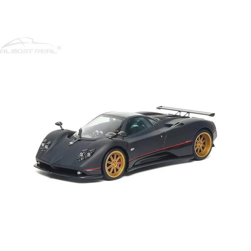Almost Real 1:18 Pagani Zonda F 2005 — Matt Carbon Black