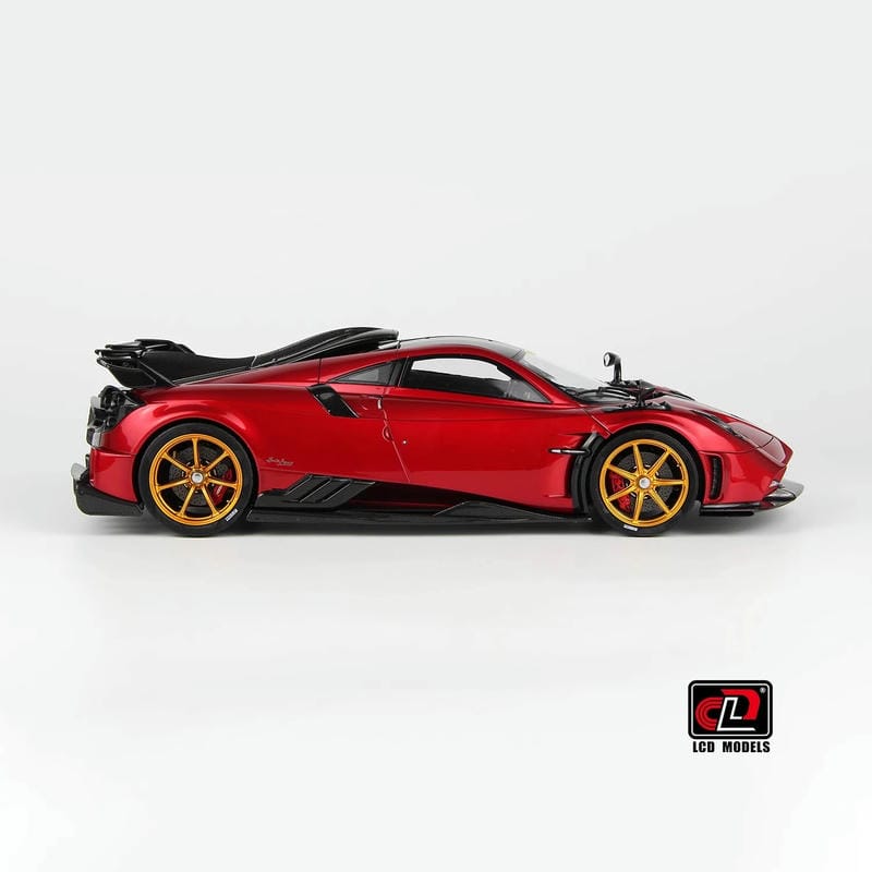 Pre-sale LCD 1:18 Pagani Imola Diecast Alloy Model Car-silver-red