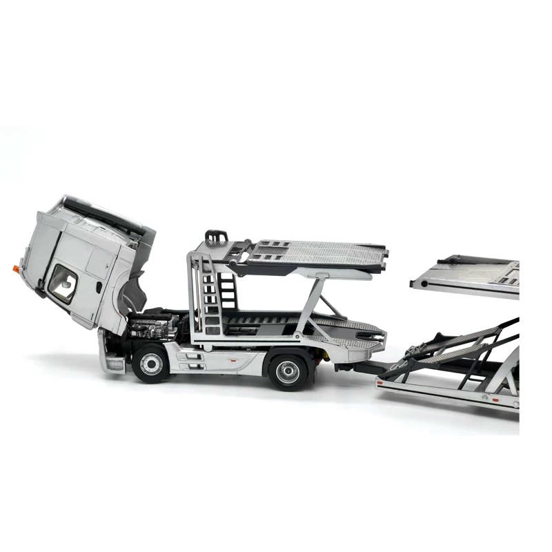 Mercedes-Benz Actros Double-Decker Car Transport Trailer 1:64 Diecast Model