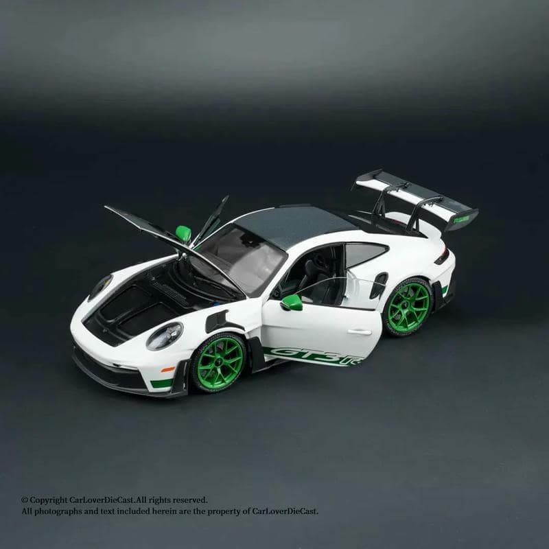 MINICHAMPS 1:18 Porsche 911 GT3 RS Diecast Model Car – Full Opening Limited Edition Collector