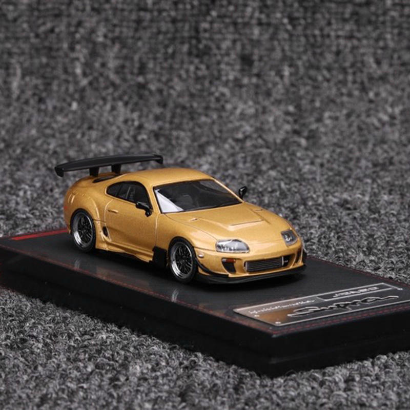 IG Ignition Model 1:64 Toyota Supra (JZA80) RZ — Gold – YX car model
