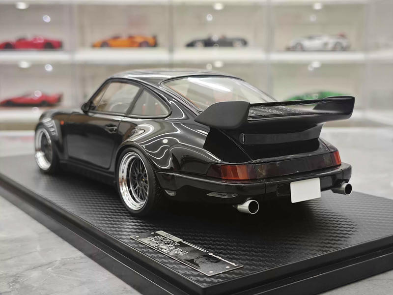 Ignition 1:18 Porsche 964 RWB Blackbird Wangan Resin Model — IG3594