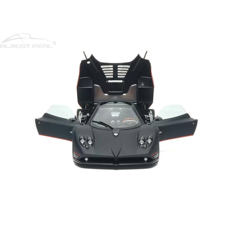 Almost Real 1:18 Pagani Zonda F 2005 — Matt Carbon Black