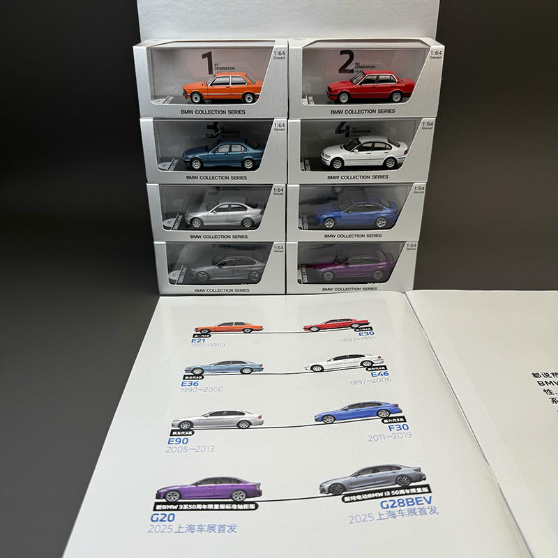 AR Box BMW 3 Series 50th Anniversary Set 1:64 Diecast