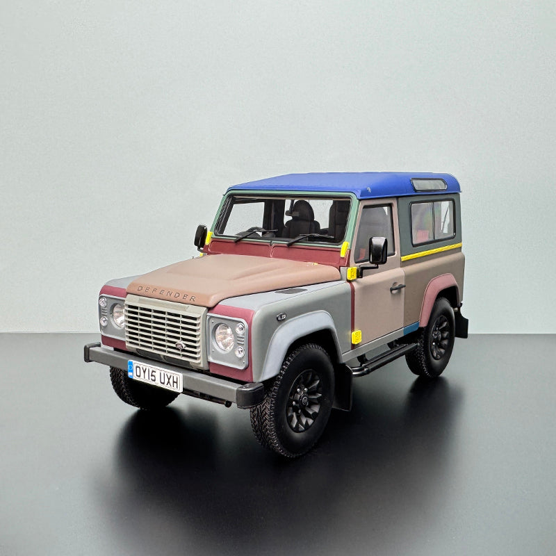 Almost Real Land Rover Defender 90 Paul Smith Custom Edition 1:18 Diecast Model