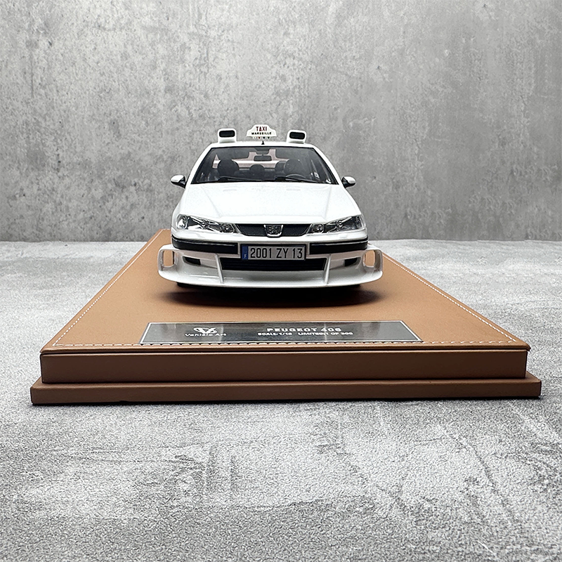 Fahrzeugkunst Peugeot 406 Taxi Harz Auto Modell Sammlung 1 18 Taxi Express