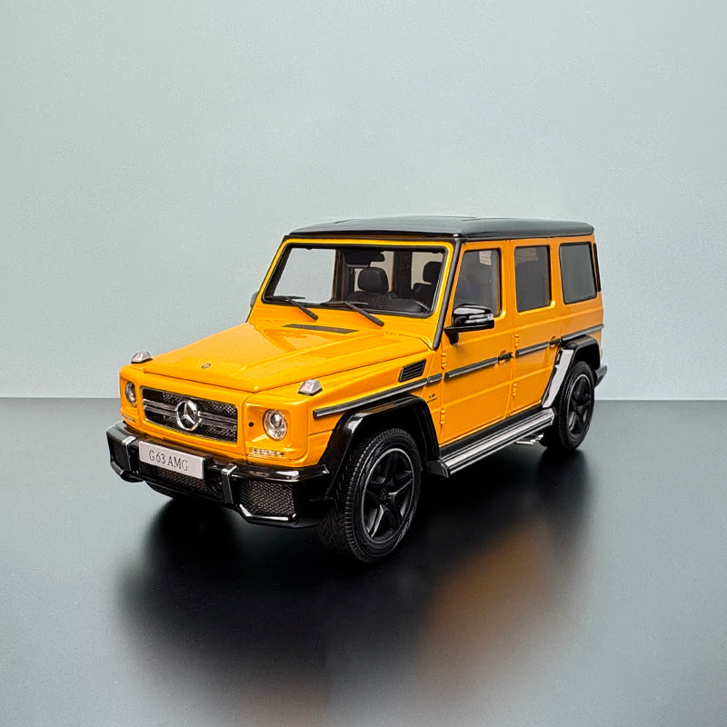 AR Mercedes‑Benz G63 AMG 2017 1:18 Scale Diecast Model – Interactive Yellow Edition