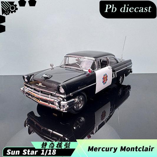 1:18 SunStar Mercury Montclair American Police Car – Platinum Edition Diecast Model