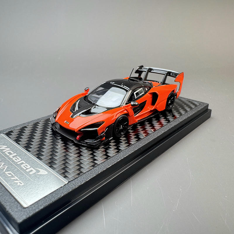 LCD 1:64 McLaren Senna GTR Diecast Model Car – Orange – YX car model