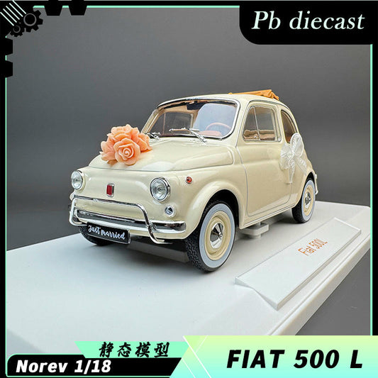 Norev 1:18 Fiat 500L 1968 Diecast Car