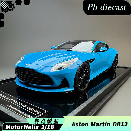 MotorHelix 1:18 Aston Martin DB12 Coupe Resin Model Car