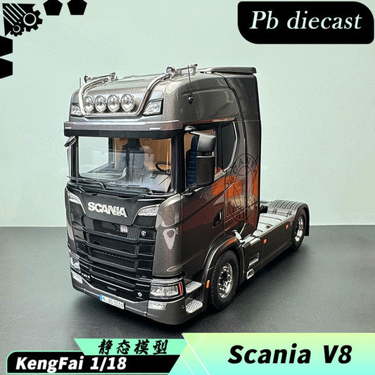1:18 Scania V8 730S Tractor Truck Model – Alloy Diecast Truck Collection