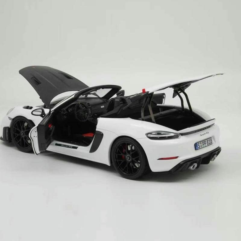 Norev 1:18 Porsche 718 Spyder RS Weissach PackAlloy Diecast Model Car