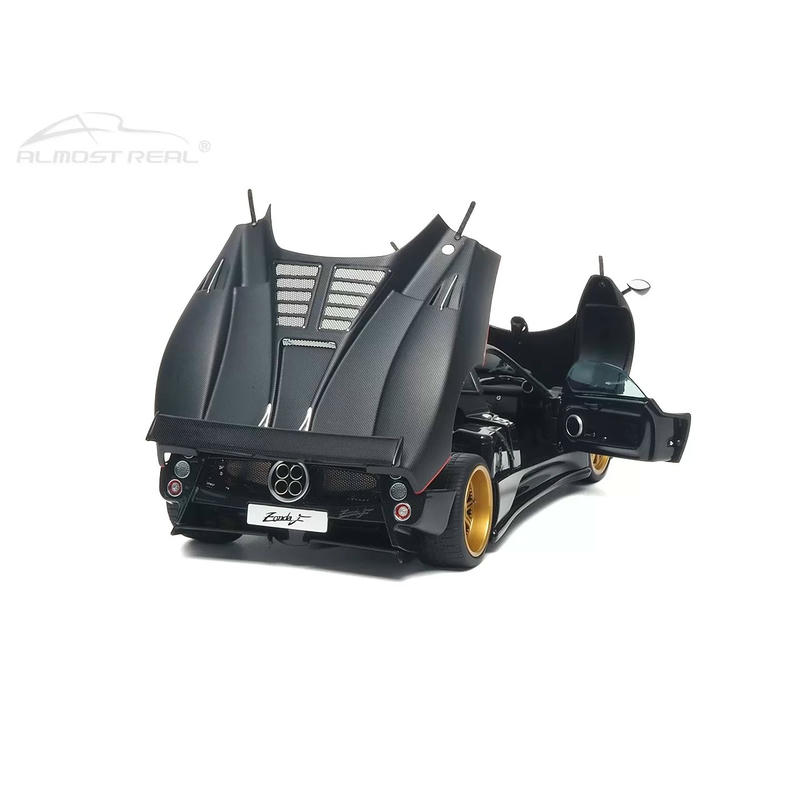 Almost Real 1:18 Pagani Zonda F 2005 — Matt Carbon Black