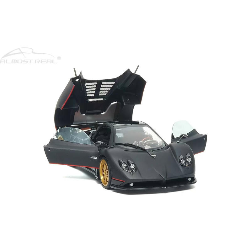 Almost Real 1:18 Pagani Zonda F 2005 — Matt Carbon Black