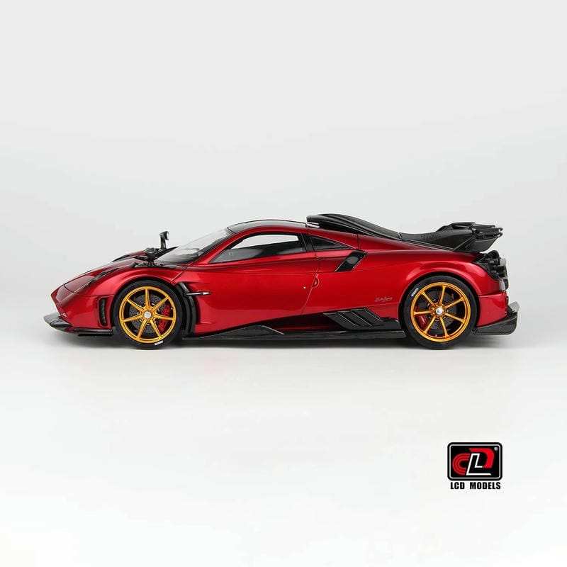 Pre-sale LCD 1:18 Pagani Imola Diecast Alloy Model Car-silver-red