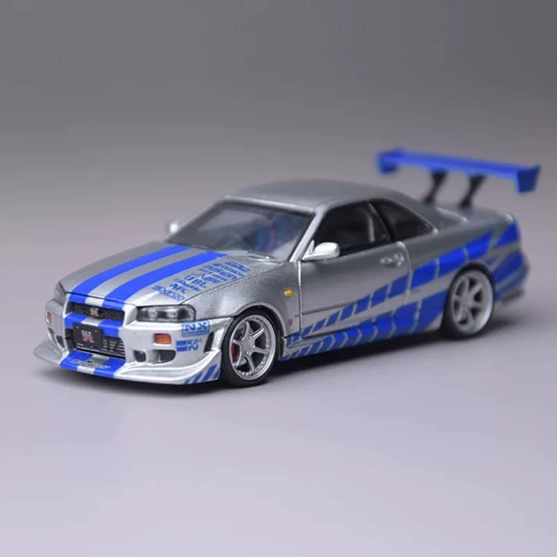 FH 1:64 Nissan Skyline GT-R R34 V-Spec II Diecast Model