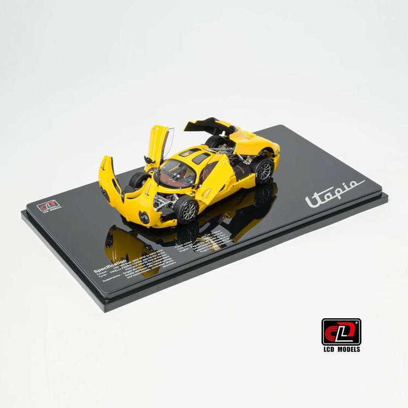 LCD Pagani Utopia 1:43 Diecast Model Car