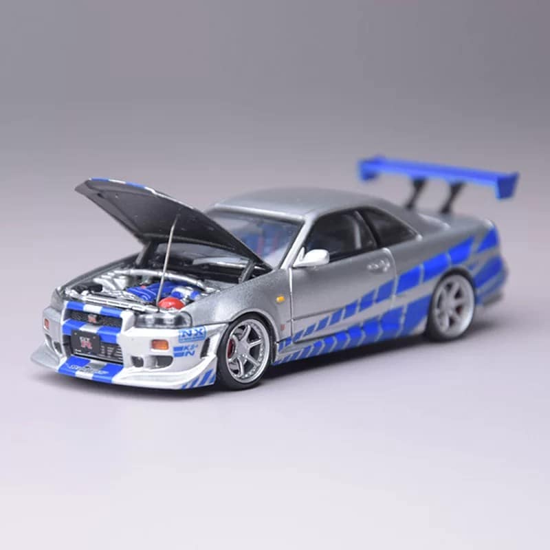 FH 1:64 Nissan Skyline GT-R R34 V-Spec II Diecast Model