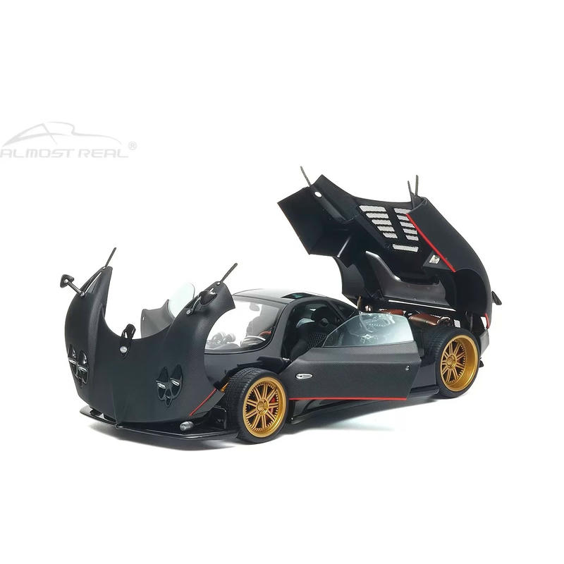 Almost Real 1:18 Pagani Zonda F 2005 — Matt Carbon Black