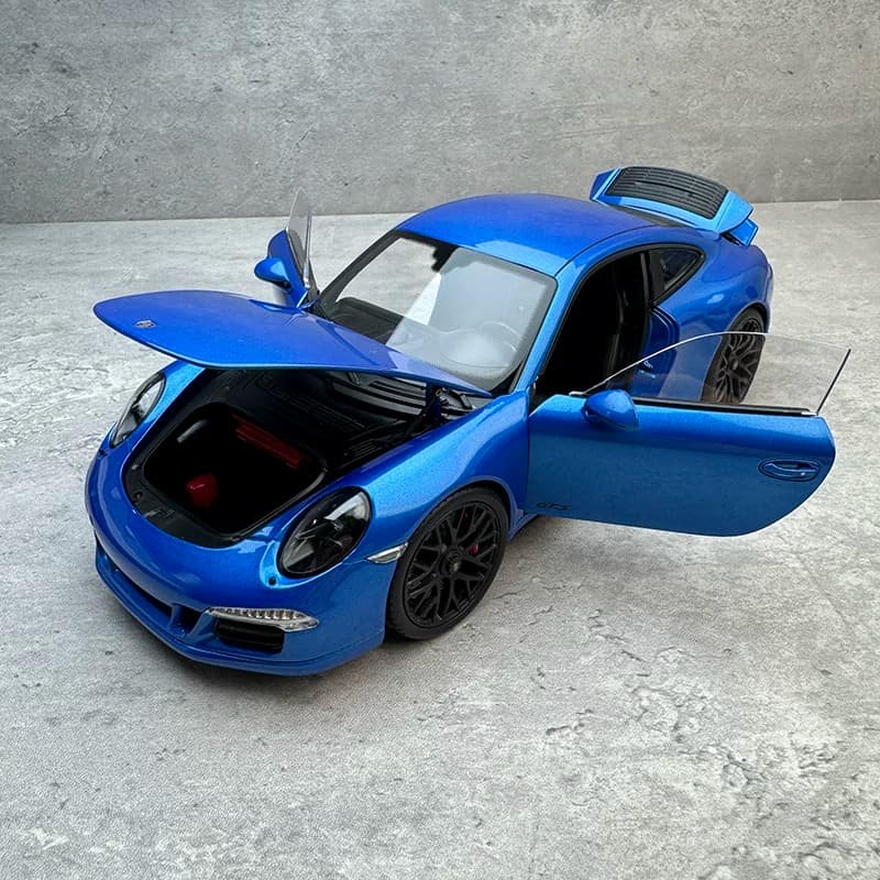 Schuco 1:18 Porsche 911 Targa 4 &amp; Cayman GT4 Diecast Model Car