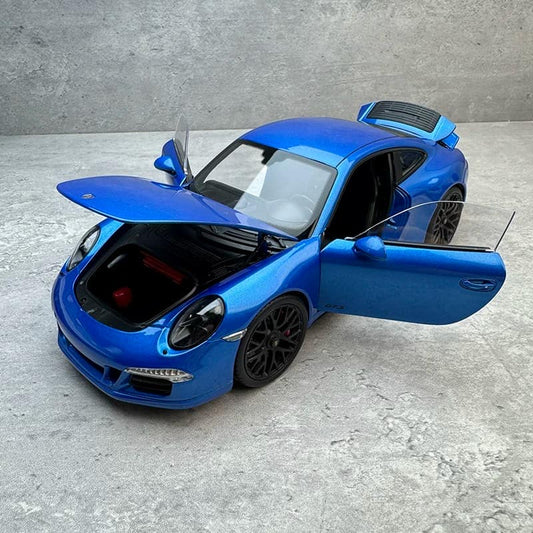 Schuco 1:18 Porsche 911 Targa 4 &amp; Cayman GT4 Diecast Model Car