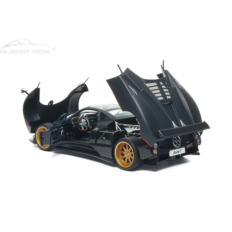 Almost Real 1:18 Pagani Zonda F 2005 — Matt Carbon Black