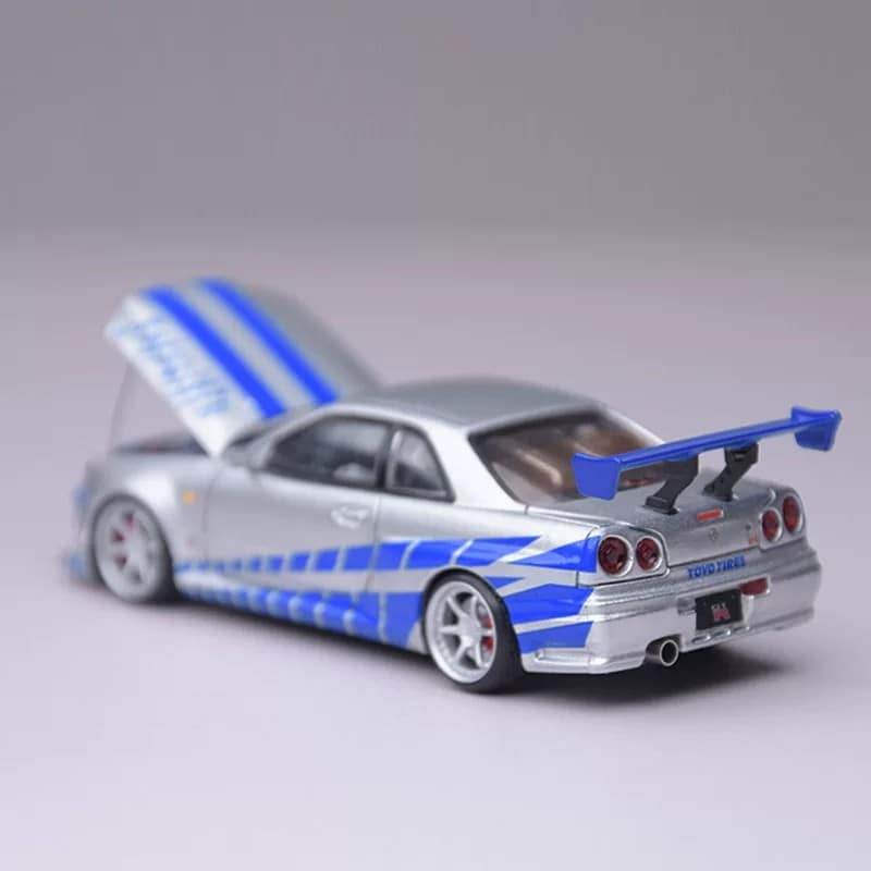 FH 1:64 Nissan Skyline GT-R R34 V-Spec II Diecast Model
