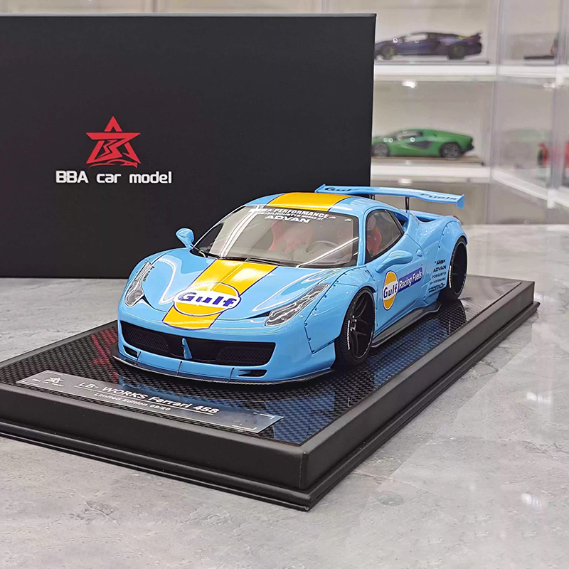 BBA 1:18 Ferrari 458 GT LB Widebody Resin Model
