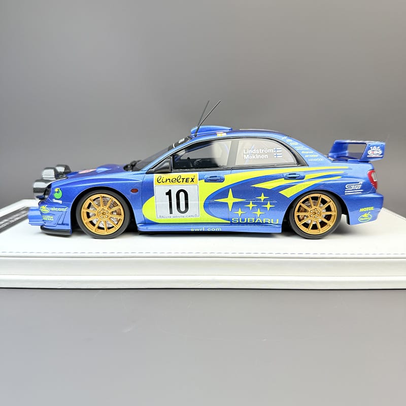 1:18 Subaru Impreza STI WRC 2002 Monte Carlo Rally Resin Model Car