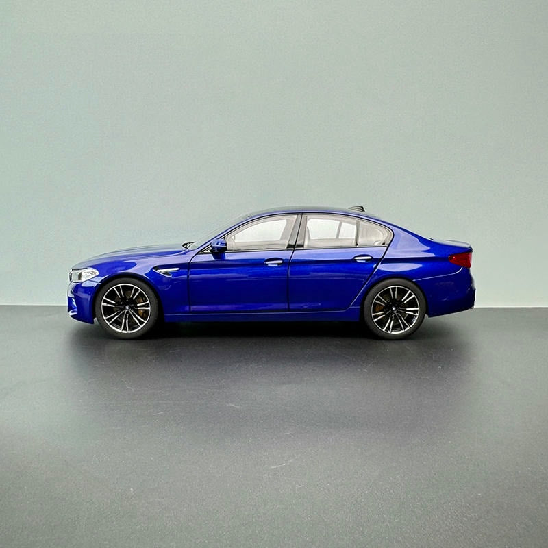 NOREV 1:18 BMW M5 F90 M Power Alloy Diecast Model Car – Blue Collector Display