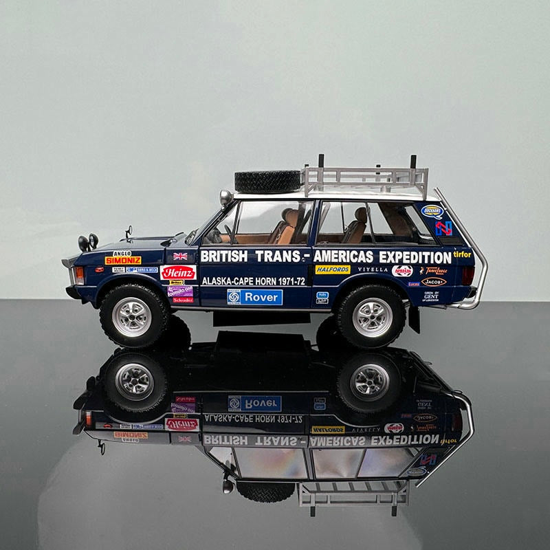 Range Rover British American Crossover Racing – 1:18 Almost Real Scale Diecast Car Model (Black Charcoal)