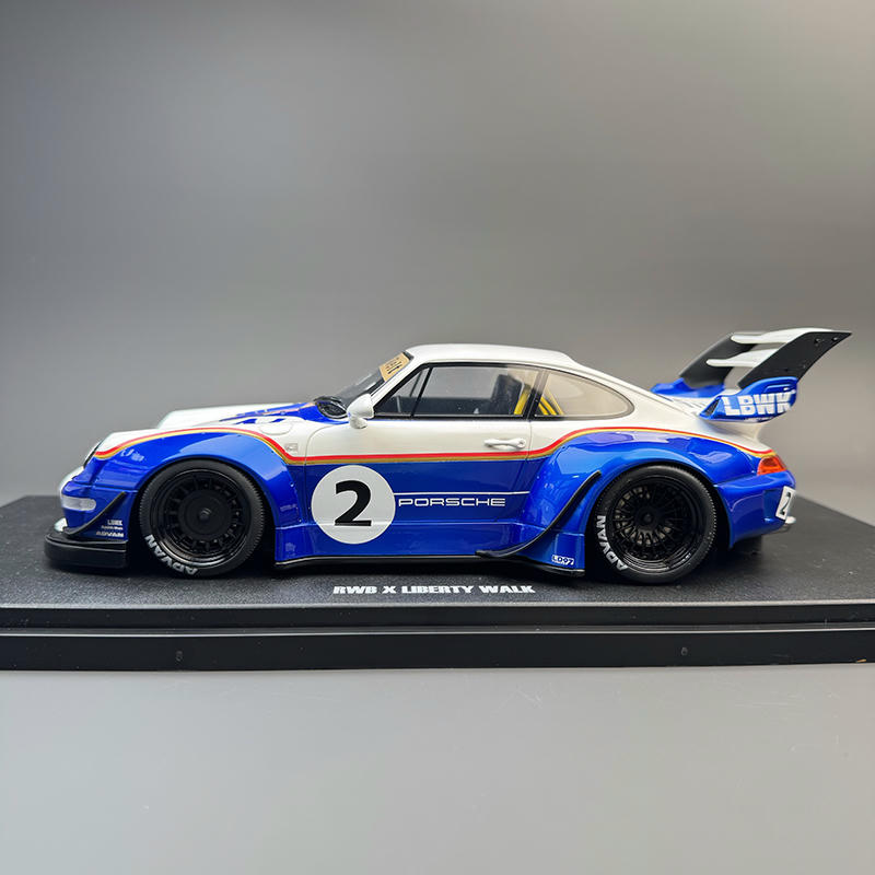 GT Spirit 1:18 Porsche 911 (993) RWB × Liberty Walk Resin Model