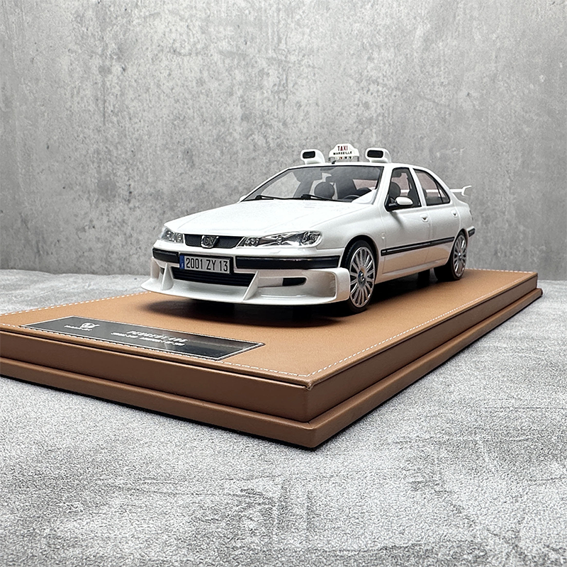 Fahrzeugkunst Peugeot 406 Taxi Harz Auto Modell Sammlung 1 18 Taxi Express