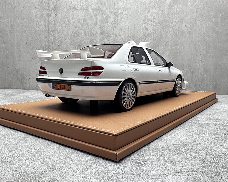 Fahrzeugkunst Peugeot 406 Taxi Harz Auto Modell Sammlung 1 18 Taxi Express