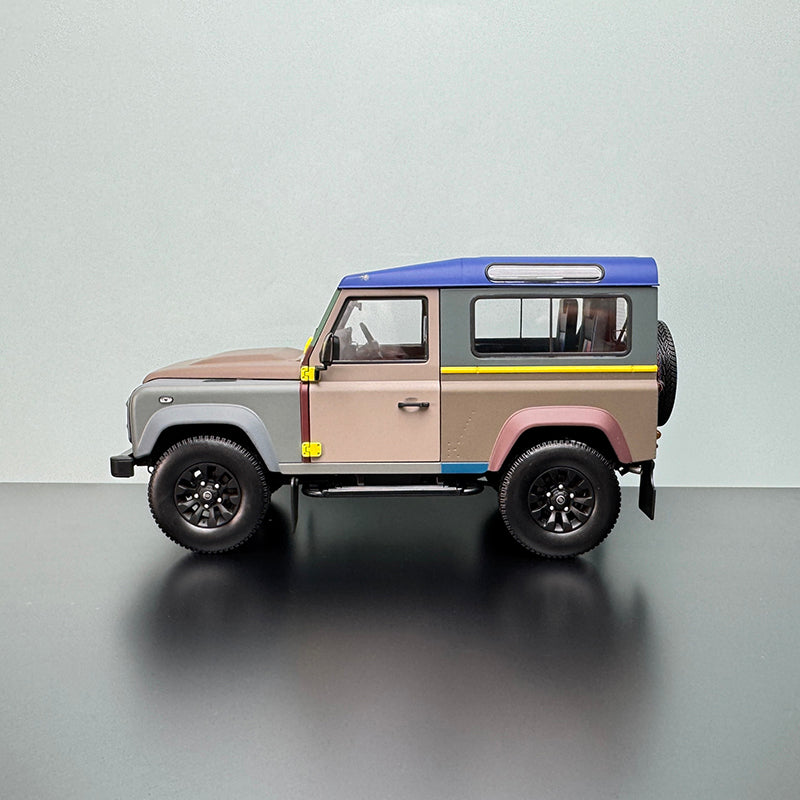 Almost Real Land Rover Defender 90 Paul Smith Custom Edition 1:18 Diecast Model