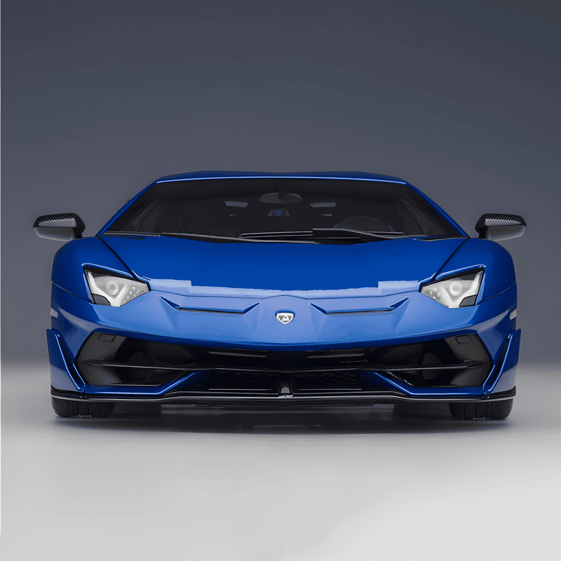 AutoArt Lamborghini Aventador SVJ 1:18 Scale Diecast Model – Diecast Supercar Collection（Blue）
