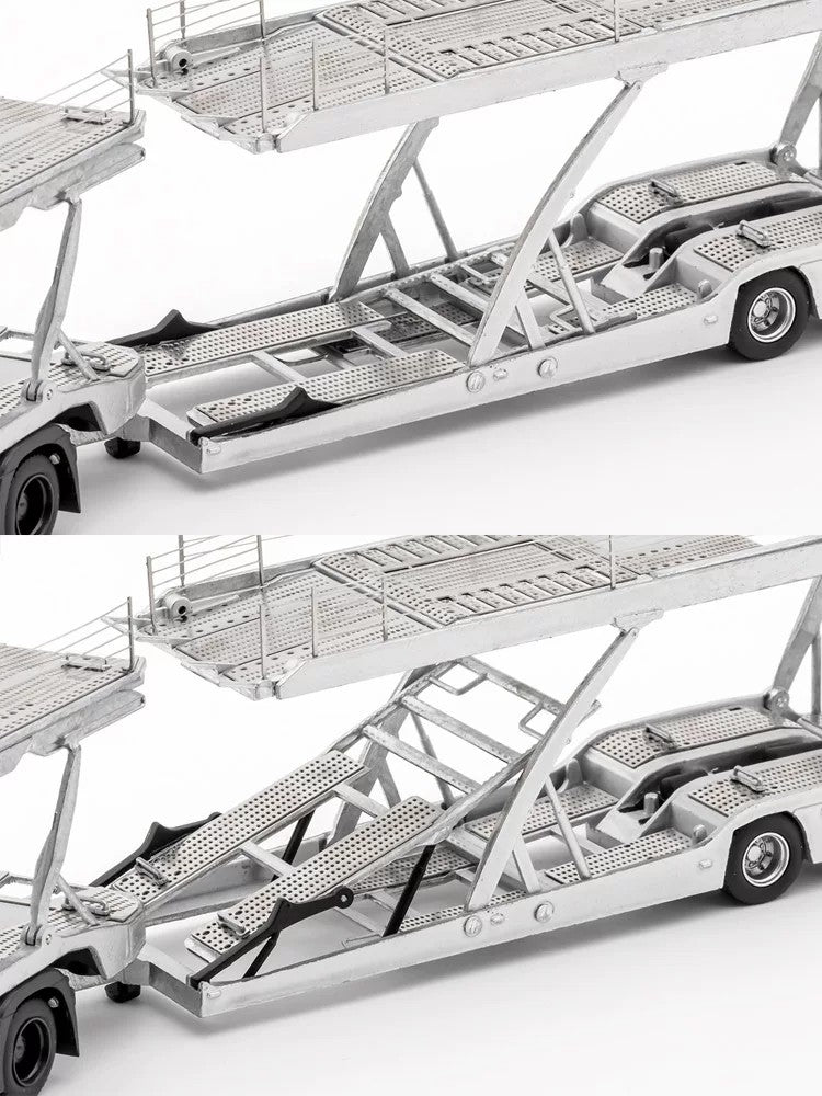Mercedes-Benz Actros Double-Decker Car Transport Trailer 1:64 Diecast Model