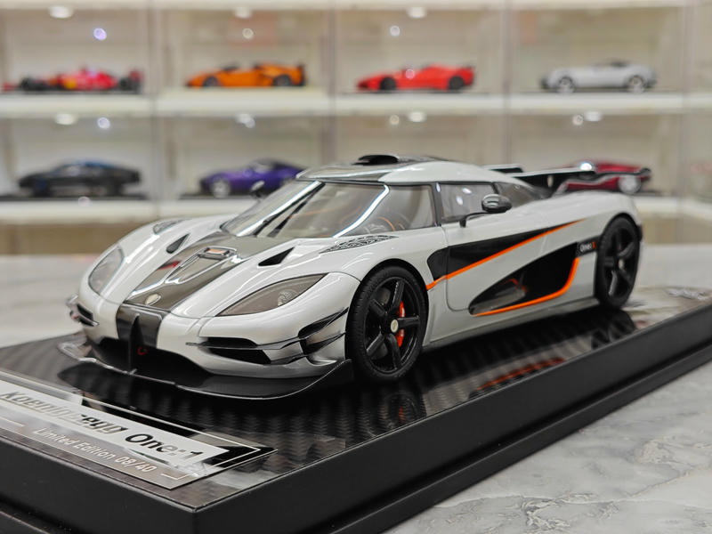 BBA Koenigsegg One 1:18 Resin Model Car