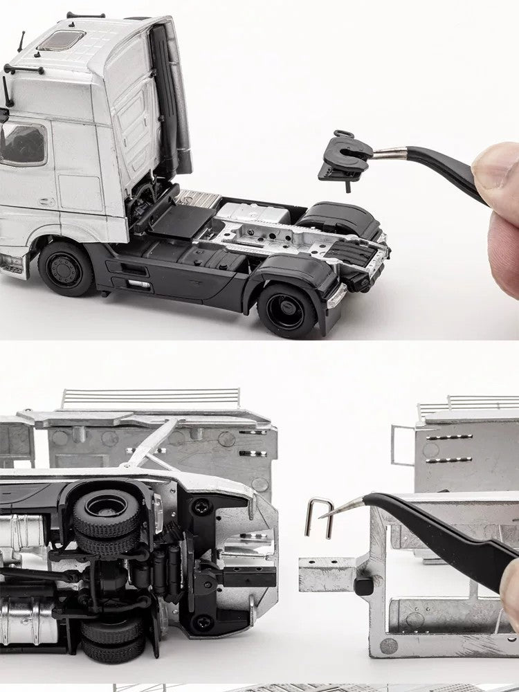 Mercedes-Benz Actros Double-Decker Car Transport Trailer 1:64 Diecast Model