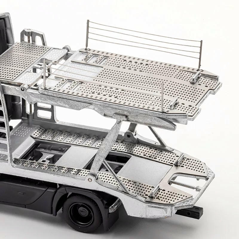 Mercedes-Benz Actros Double-Decker Car Transport Trailer 1:64 Diecast Model