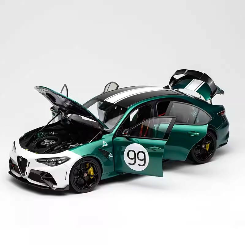 MotorHelix 1:18 Alfa Romeo Giulia GTAm Alloy Diecast Model – YX