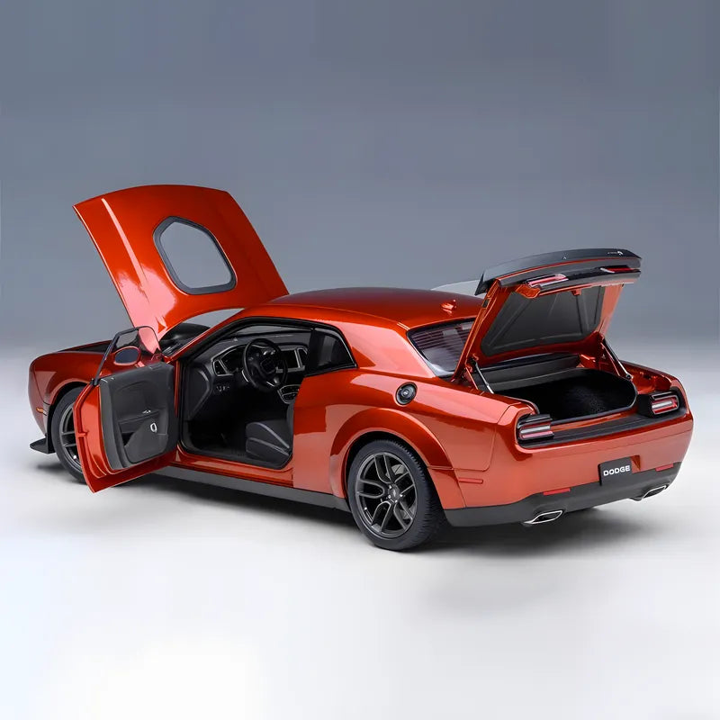 Autoart 1/18 Dodge Challenger R/T wide body Orange diecast car model