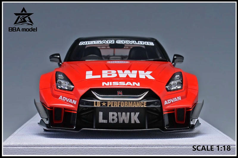 BBA Nissan GT-R 35GT-RR 1:18 Resin Model Car