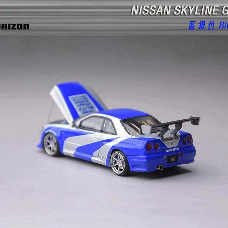 FH 1:64 Nissan Skyline GT-R R34 V-Spec II Diecast Model