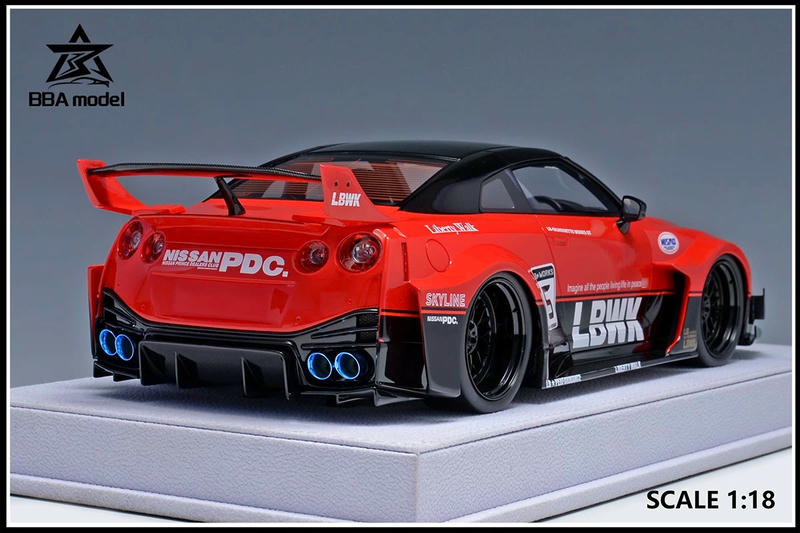 BBA Nissan GT-R 35GT-RR 1:18 Resin Model Car